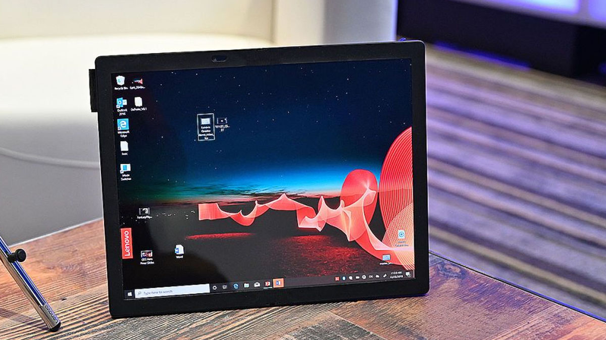 The Lenovo ThinkPad X1 has a foldable screen.