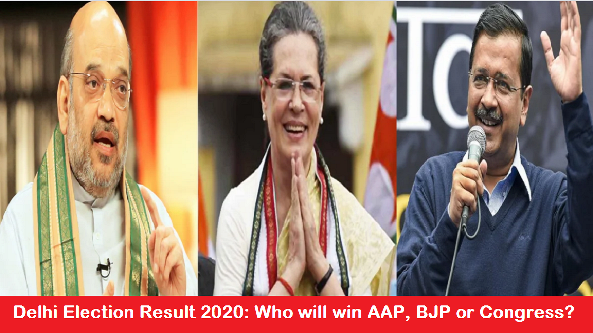 Delhi Election Result 2020 in Hindi Live Streaming: Who will win AAP, BJP or Congress?