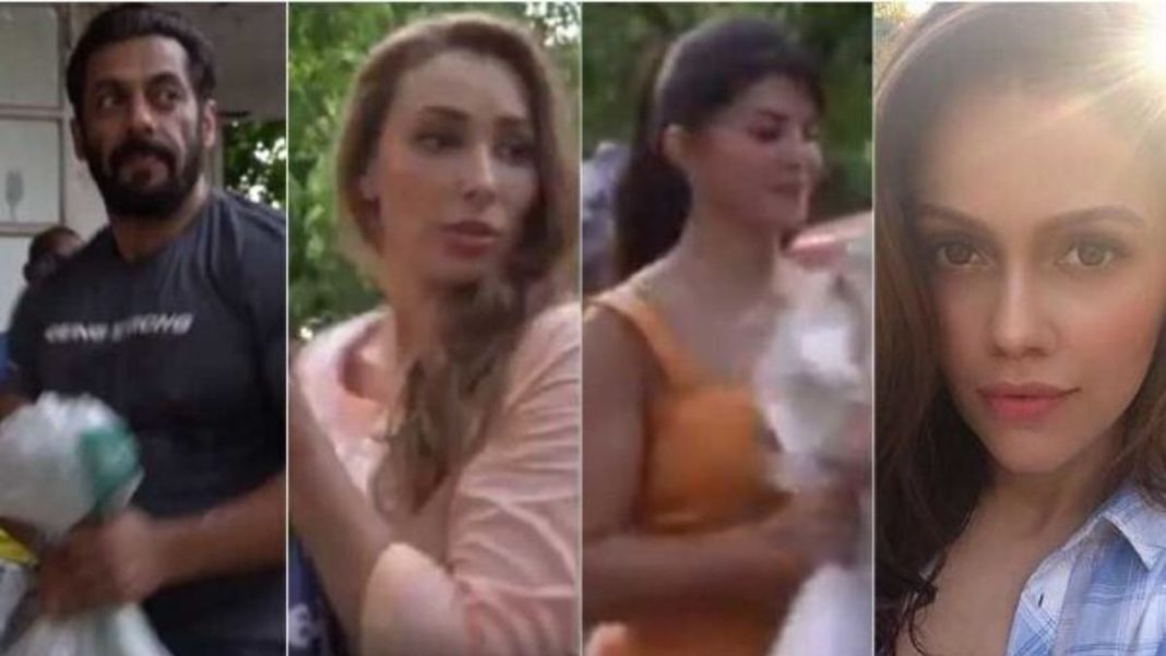 Salman Khan, Jacqueline Fernandez, Walusha De Sousa, Iulia Vantur