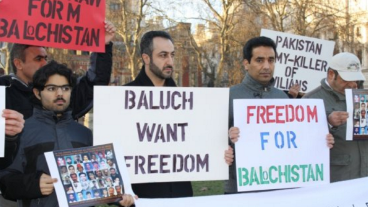 Pro Baloch, anti-Pak protests held in London