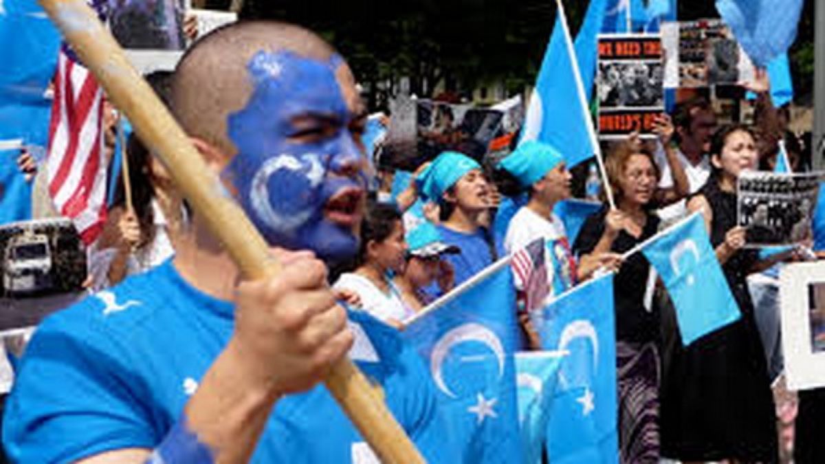 Uyghur Muslims protest Chinese persecution