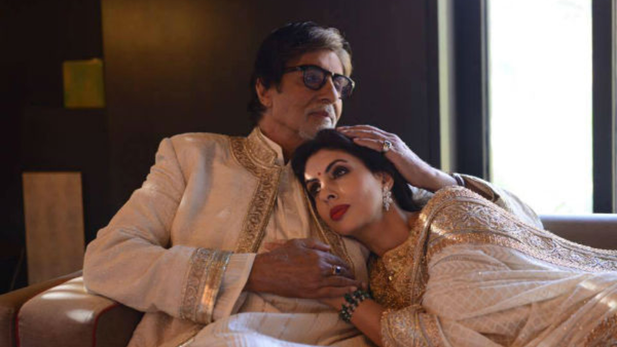 Amitabh Bachchan and Shweta Bachchan Nanda