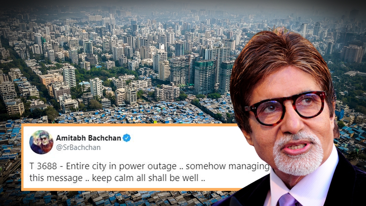 Amitabh Bachchan reacts to Mumbai power cut