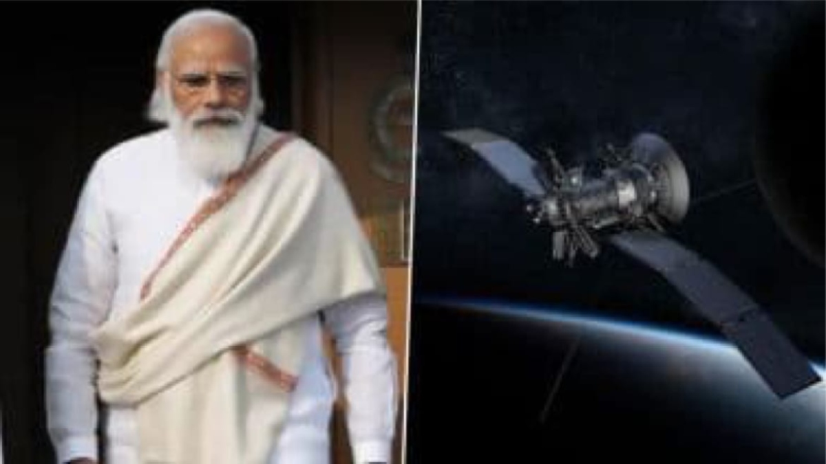 ISRO launches satellite carrying PM Modi's photo