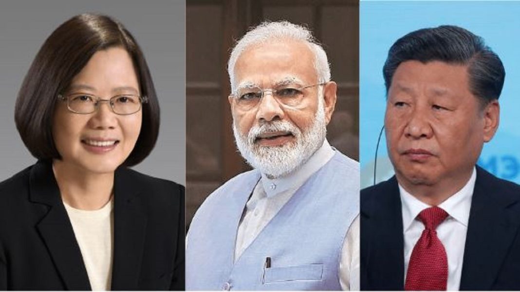 Tsai Ing-wen, Narendra Modi, Xi Jinping