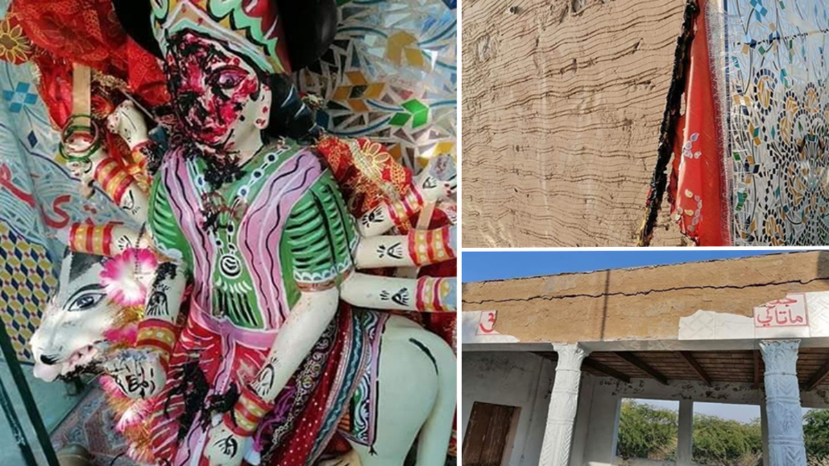 Hindu temple vandalised in Pakistan’s Sindh province
