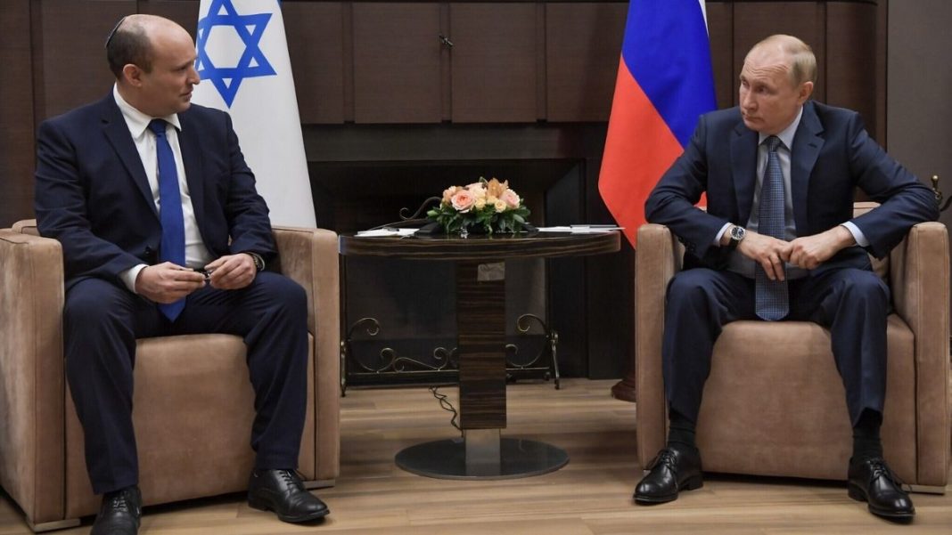 Naftali Bennett meets Putin
