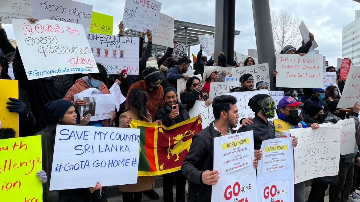 Demonstration by Sri Lanka diaspora in Canada