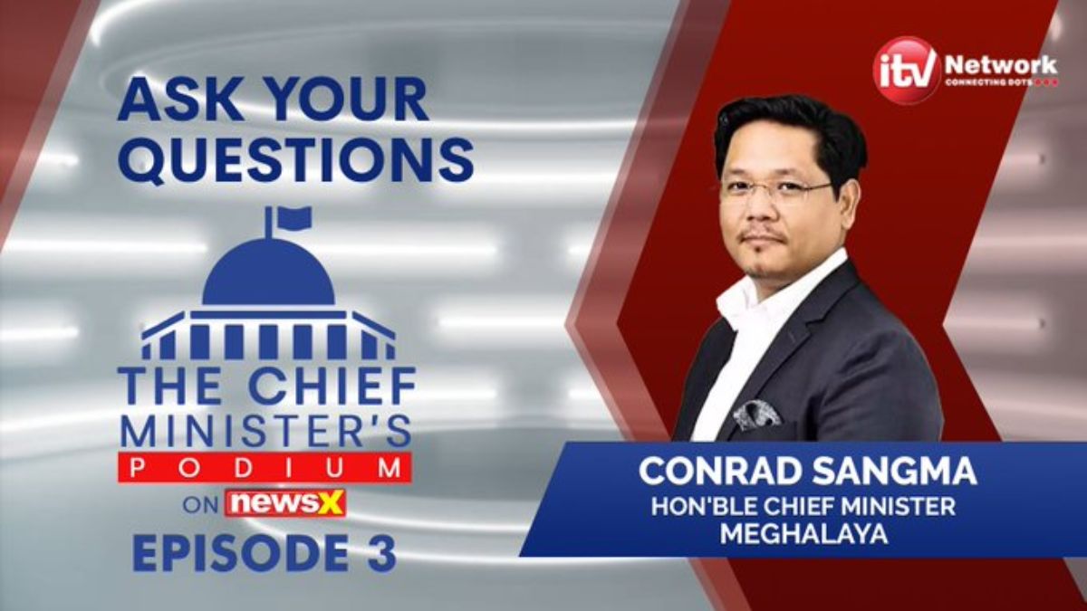 Our goal is to see Meghalaya as one of the top ten states: Conrad Sangma at ‘The Chief Minister’s Podium’