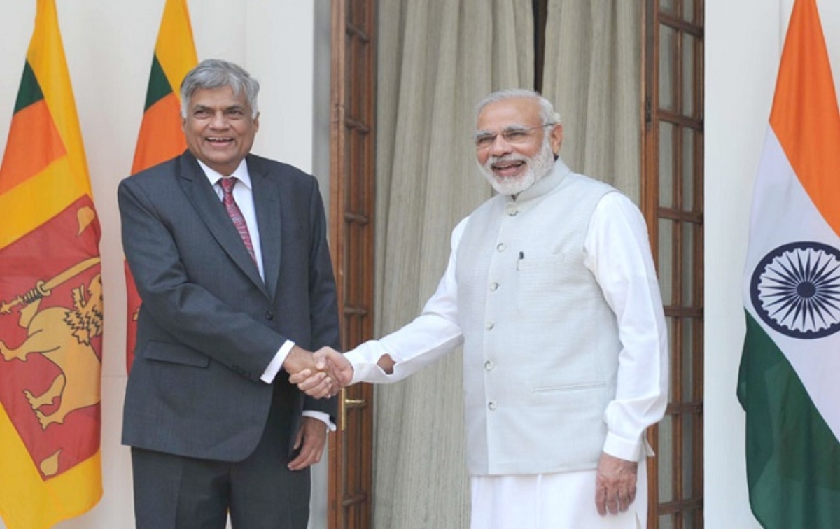 <strong>New Sri Lankan Prime Minister Wickremesinghe visited by Indian delegation</strong>