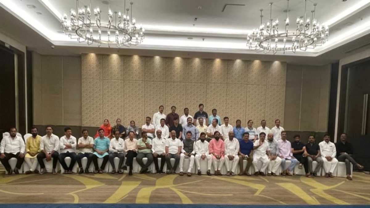 Only 13 MLAs At Uddhav Thackeray Meet, Rebels’ Photo shows