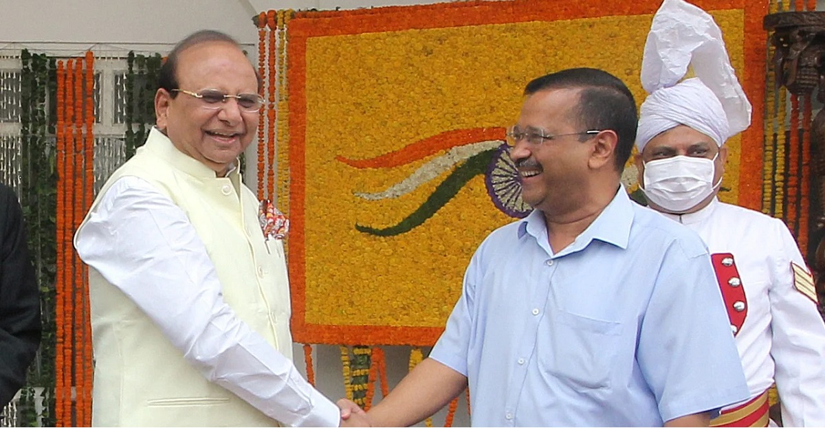 Delhi Lieutenant Governor orders CBI probe into alleged violation of excise policy 1 kejriwal saxena 630706