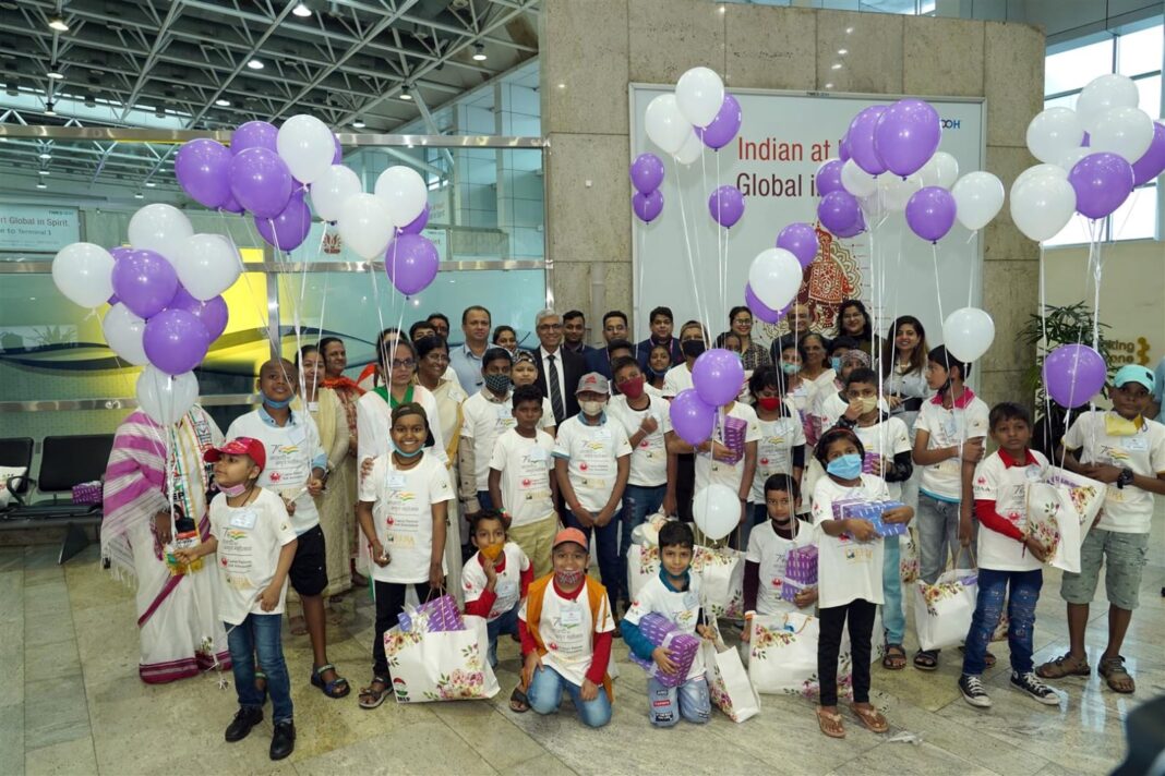 Special flight for 27 young cancer patients, an initiative by Mumbai International Airport