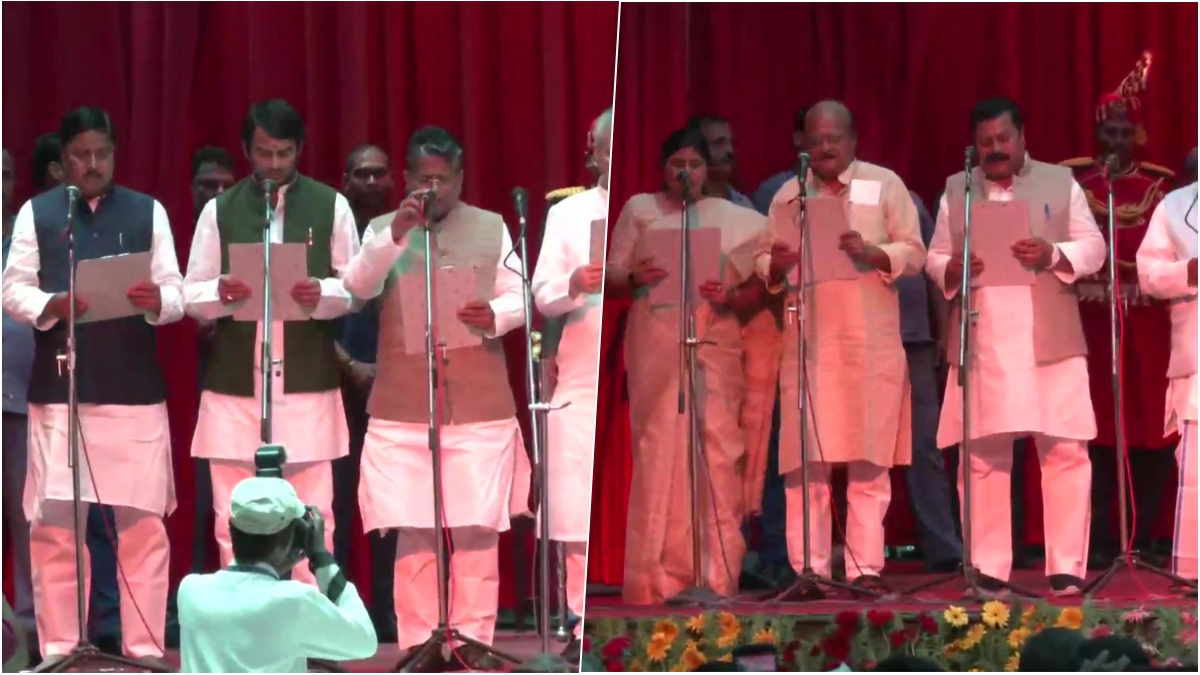 31 Bihar MLAs, including Tej Pratap, sworn in; RJD gets lion’s share of portfolios