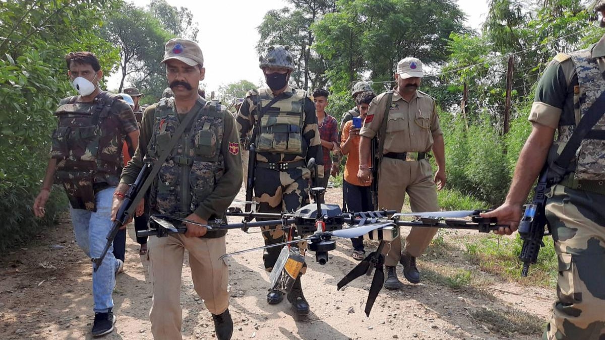 BSF recovers drones