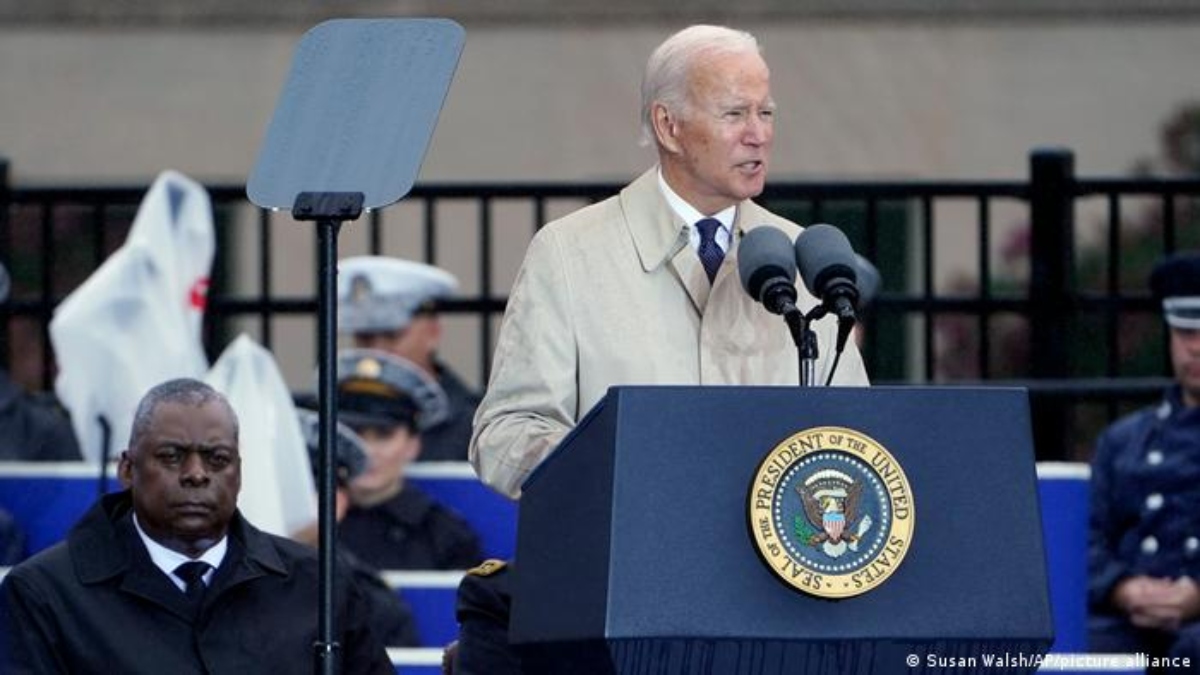 US President Joe Biden honours 9/11 victims at Pentagon