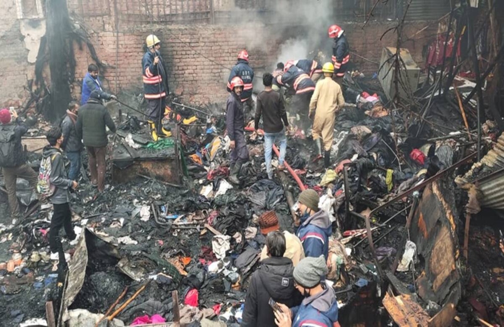 Firefighting ops at Chandni Chowk market go on for more than 24 hours