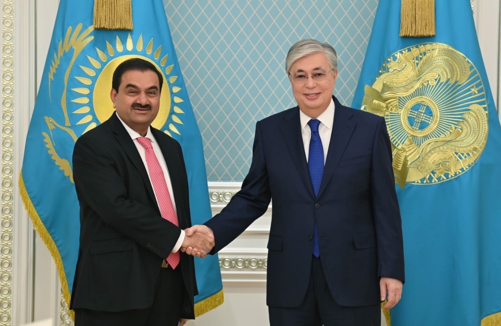 Adani Discusses Possibilities For Co-op with Kazakhstan’s President