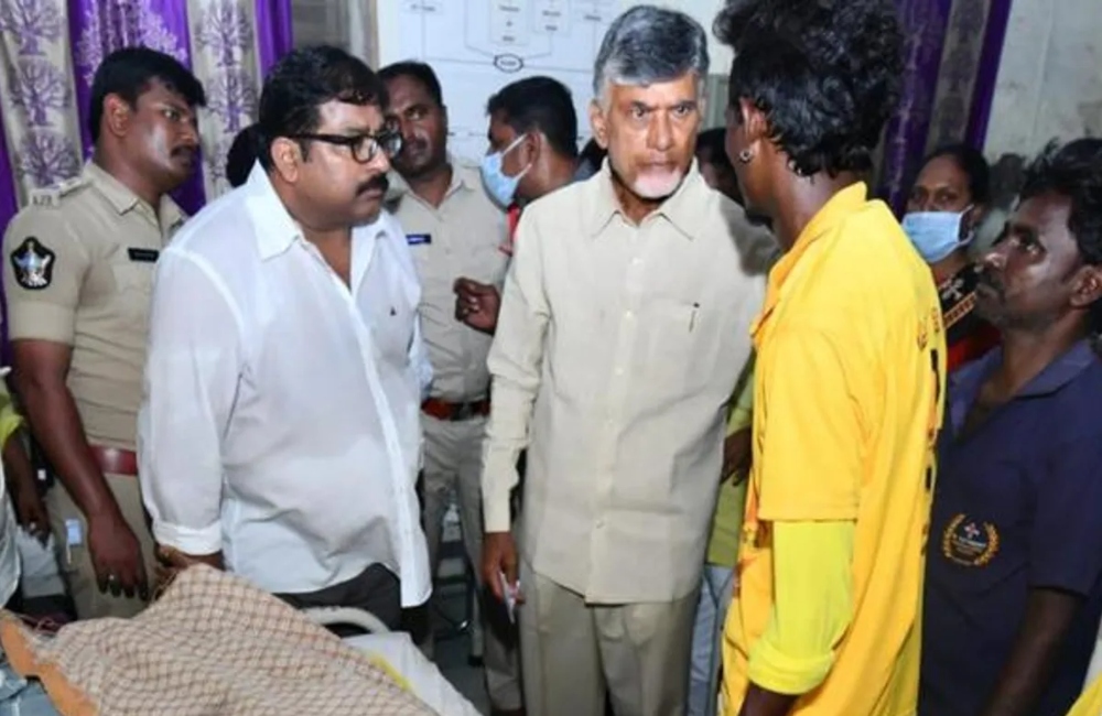 7 TDP workers killed in scuffle during Chandrababu Naidu’s rally