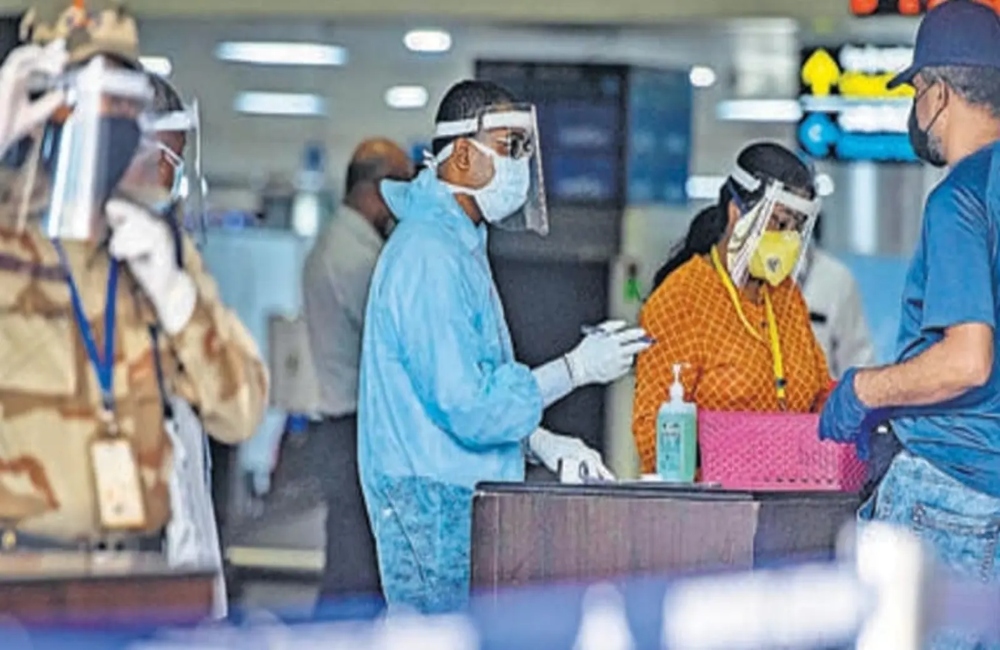 Airport screening, masks up as China combats huge Covid spike