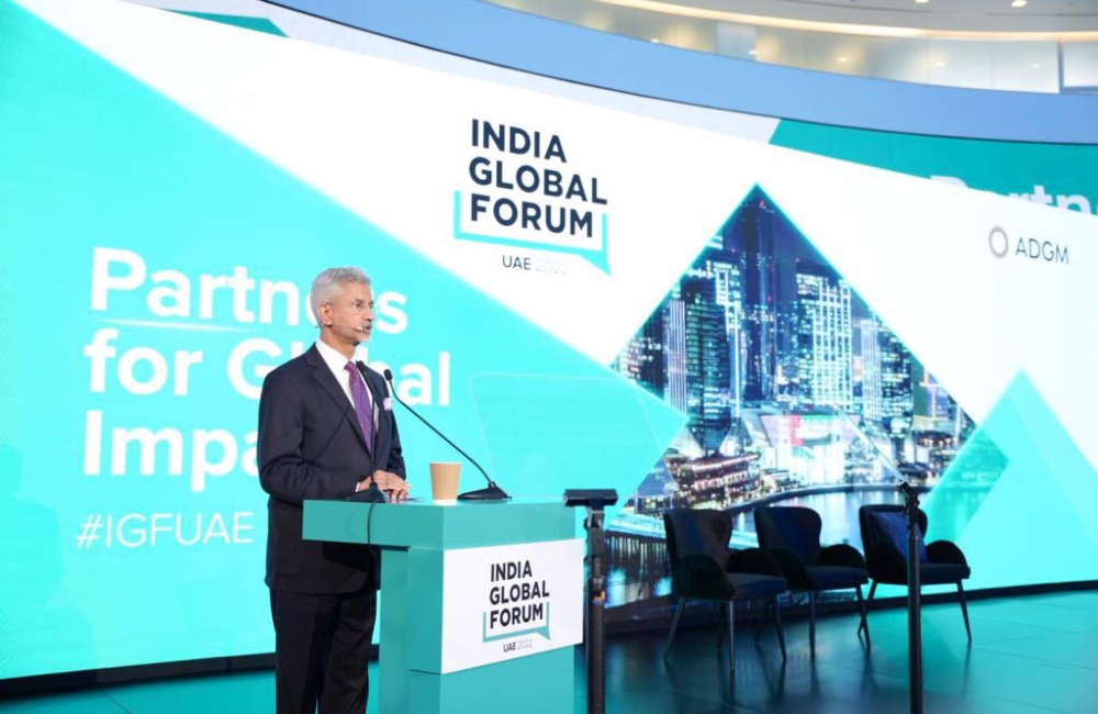 Jaishankar hails India-UAE relationship, calls it “Ambitious”