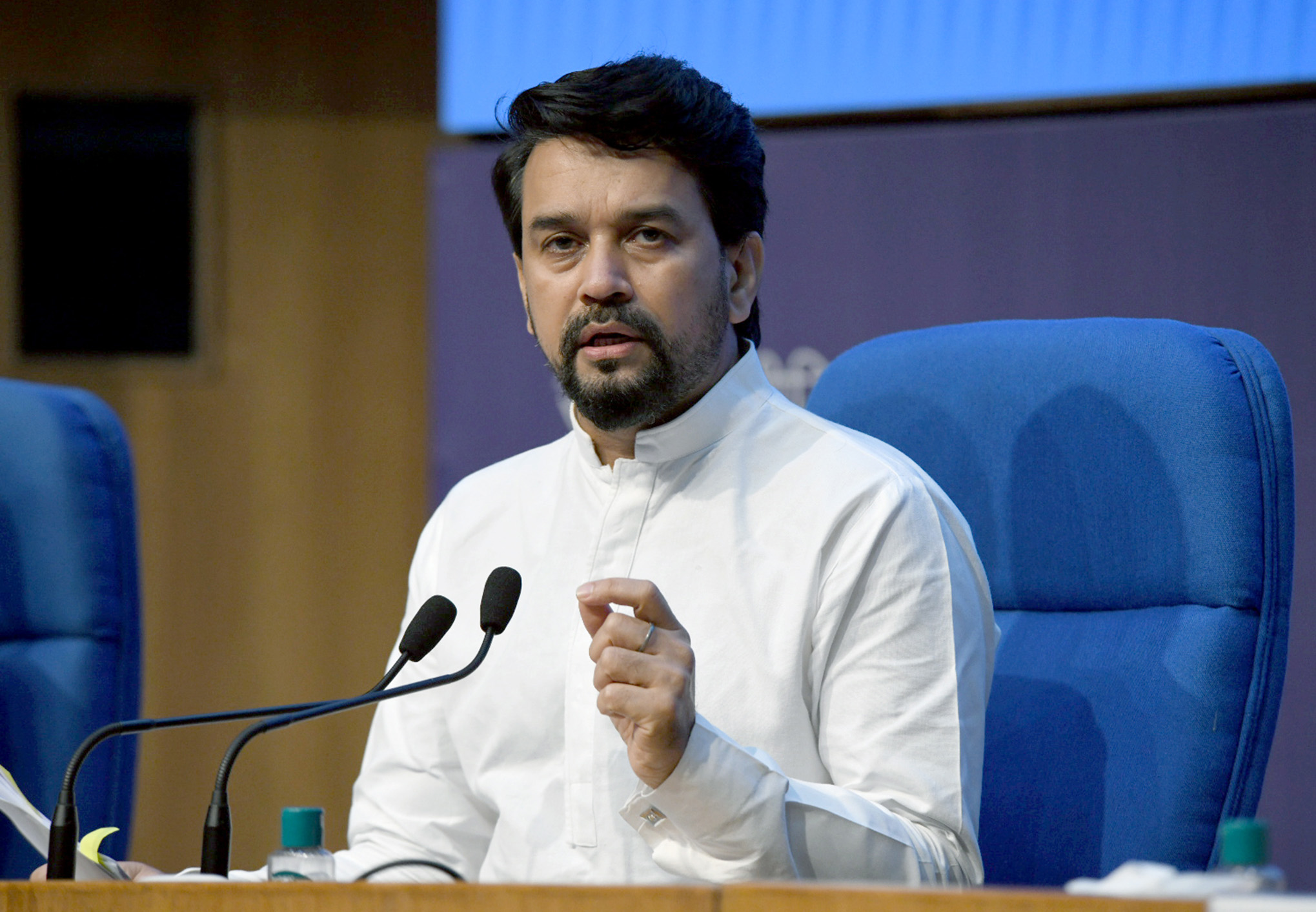 Abusive language, uncivilized behaviour in name of creativity can’t be tolerated on OTT platforms: Anurag Thakur