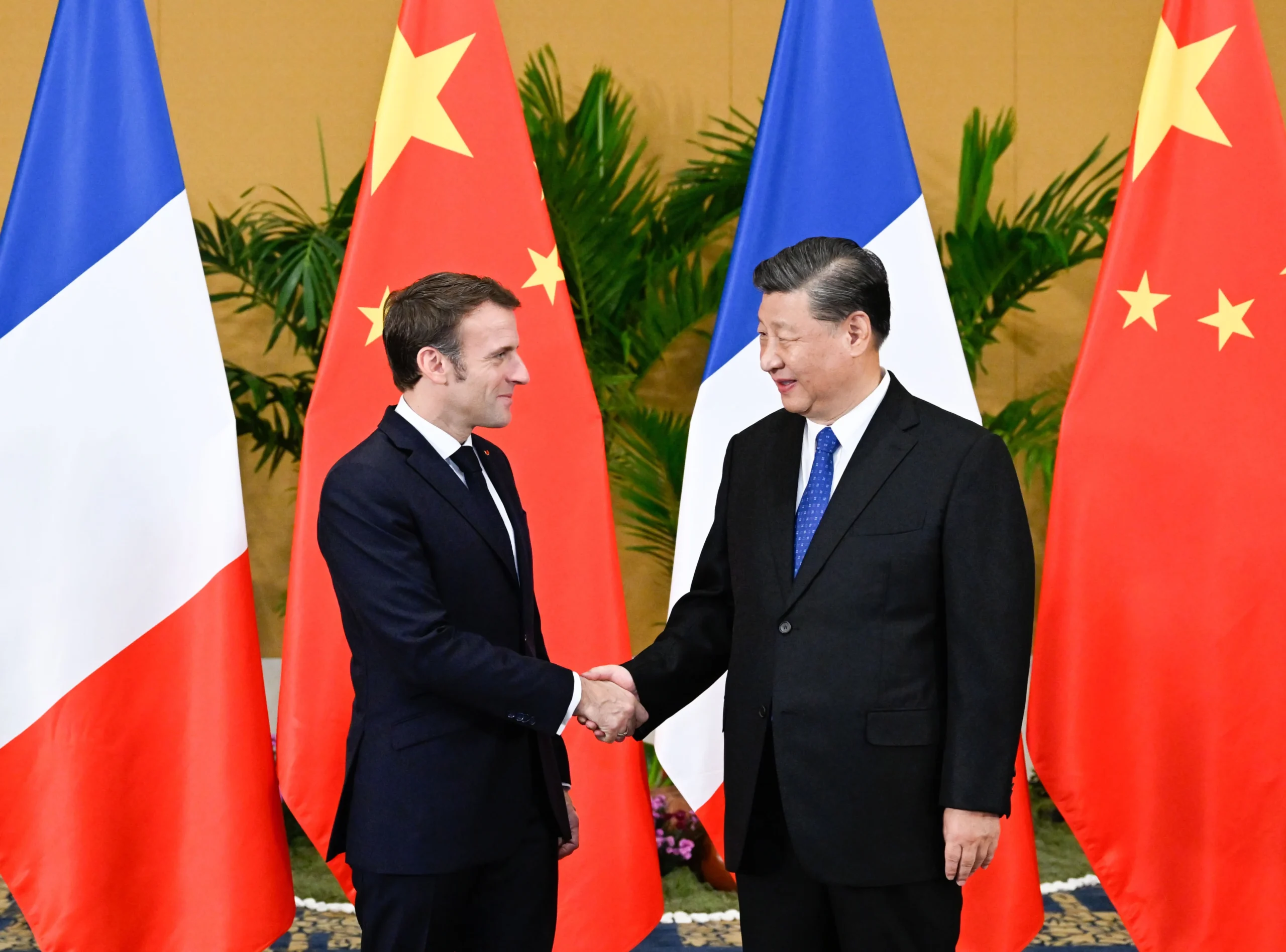 French President, EU chief to meet Chinese President today