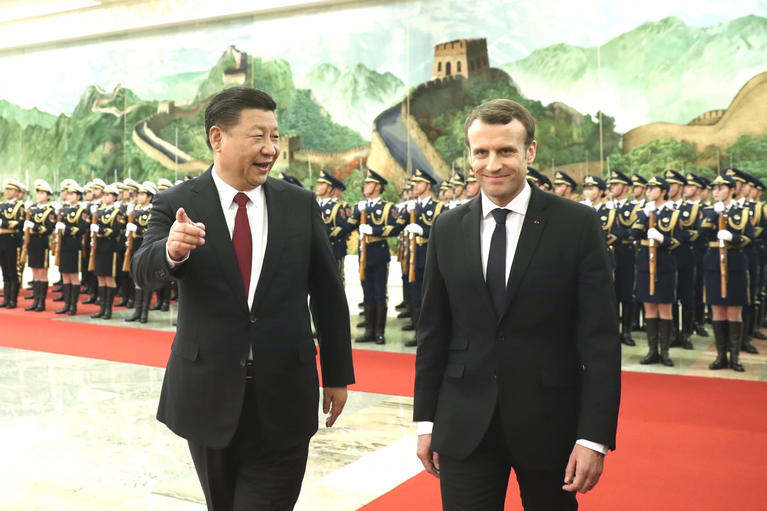 Chinese President Xi Jinping holds meeting with French counterpart Emmanuel Macron