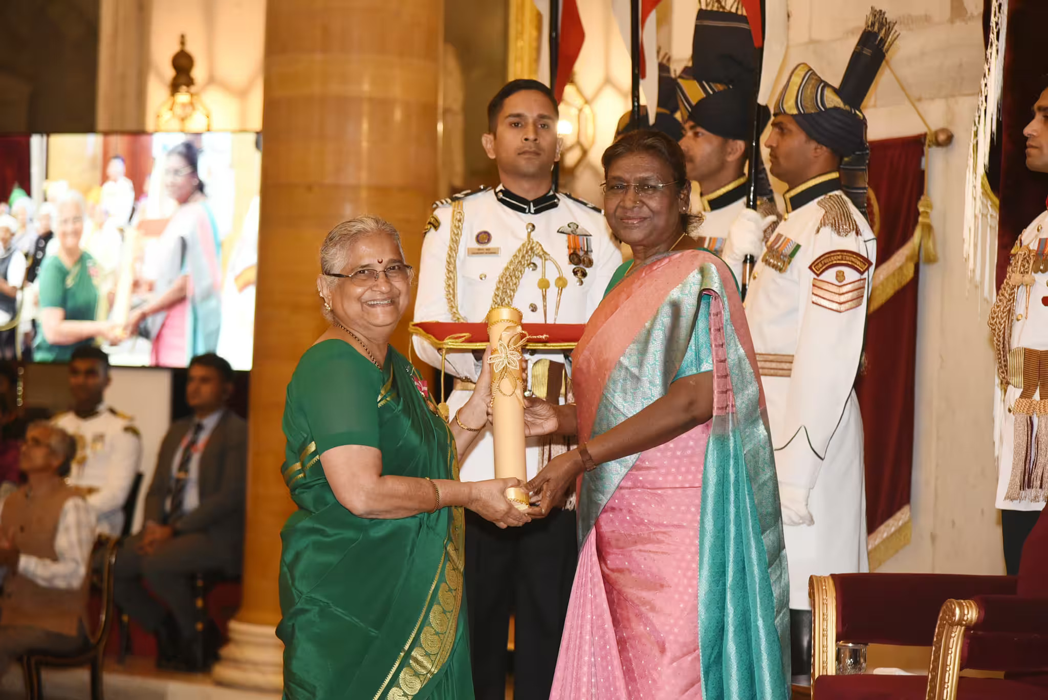 President Murmu presents Padma Awards 2023 at civil investiture ceremony