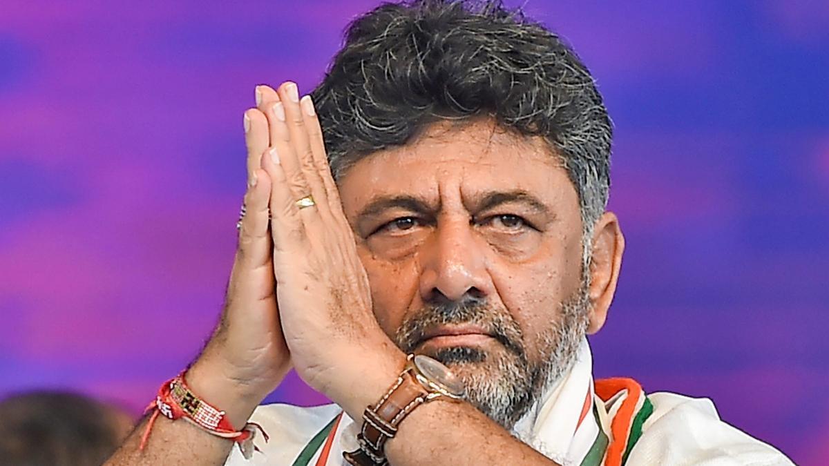 BJP Releases Video Alleging DK Shivakumar ‘Slapped’ Congress Worker During Roadshow in Haveri