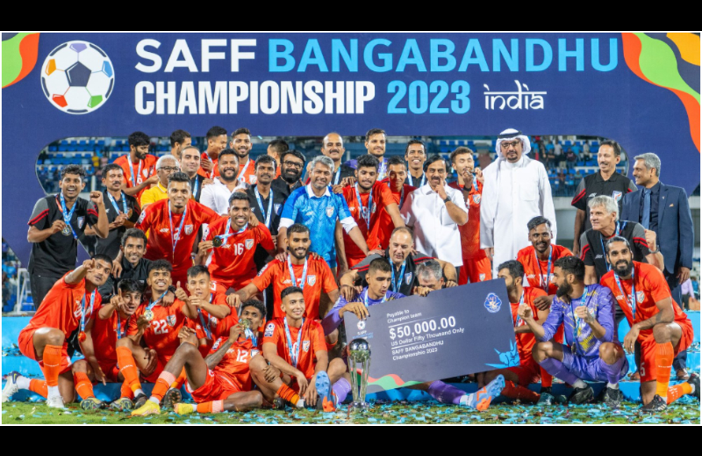 SAFF Championship 2023 Final: India wins 9th title