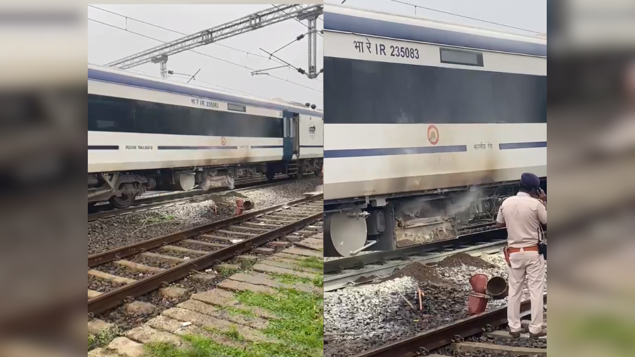 Bhopal-Delhi Vande Bharat train coach catches fire, all passengers safe