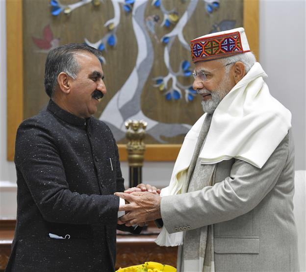 Himachal Pradesh CM meets PM Modi, appeals for financial aid to support flood-affected state