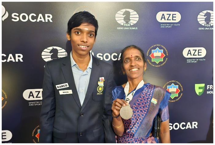 Praggnanandhaa, Chess World Cup Silver Medalist, Receives Enthusiastic Reception in Chennai