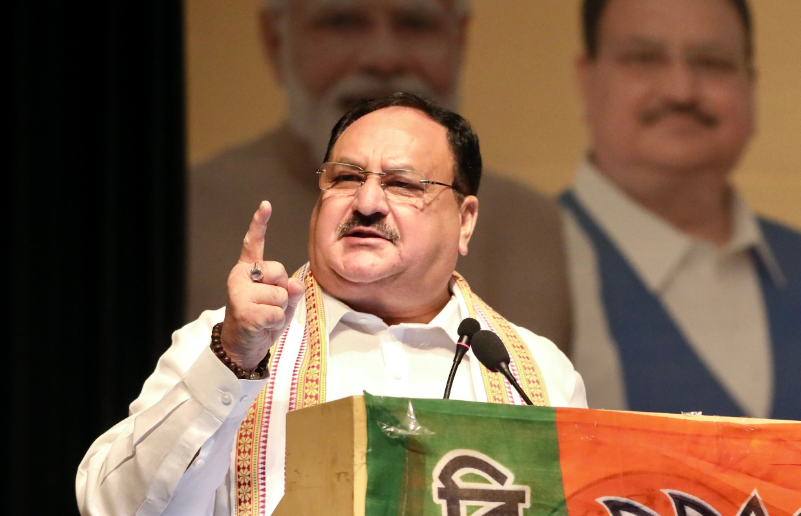 BJP National President JP Nadda releases Sankalp Patra for Rajasthan assembly polls