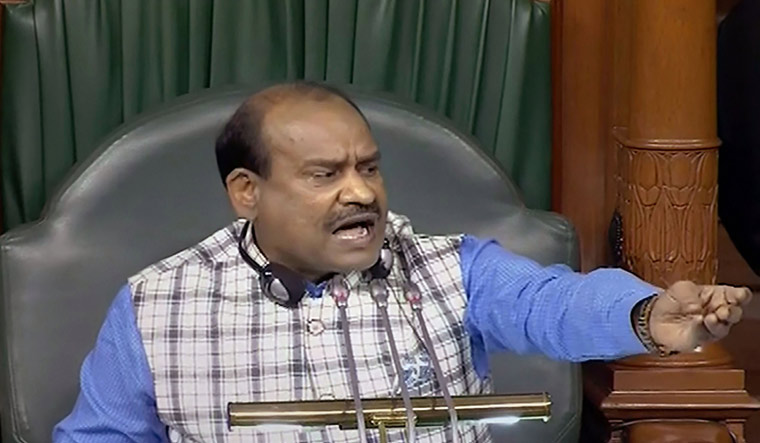 Speaker Om Birla conducts proceedings in the Lok Sabha pti1