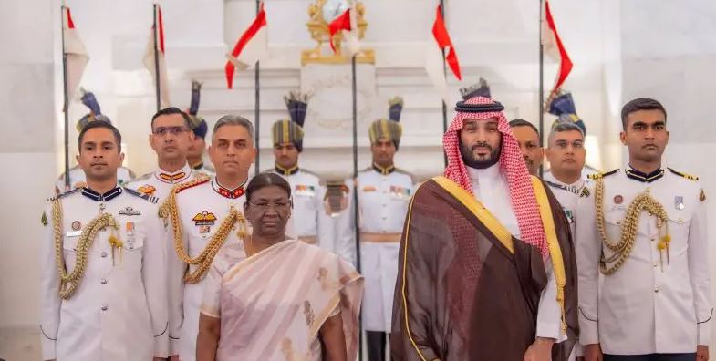 Indian President Murmu Hosts Banquet for Saudi Crown Prince, Emphasizing Saudi Arabia’s Vital Strategic Partnership with India