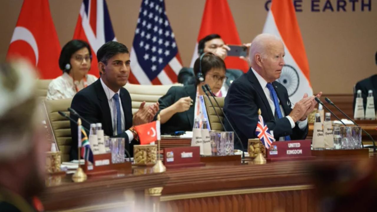 UK PM Rishi Sunak: “Time of challenges, world looking to G20 to provide leadership”