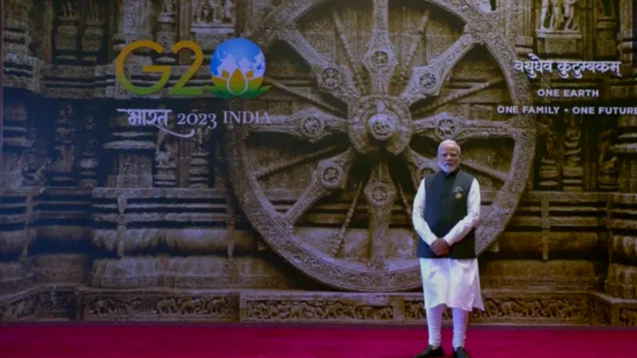 India’s Prime Minister Narendra Modi, Arrives at Bharat Mandapam in Pragati Maidan for G20 Summit