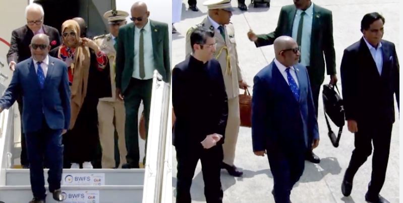 Azali Assoumani, African Union President, Lands in Delhi for G20 Summit