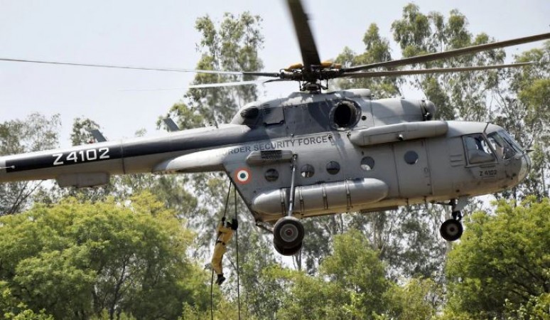 Delhi Police Conducts 3-Month Helicopter Slithering Training for G20 Preparation