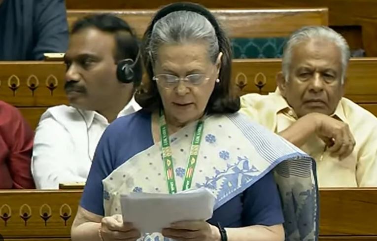 Congress’ Sonia Gandhi demands immediate implementation of Women’s Reservation Bill