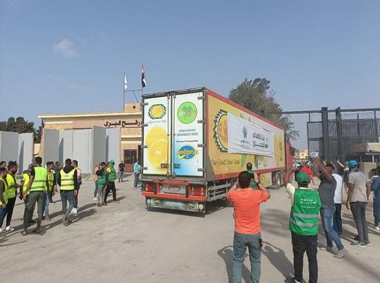 Third Humanitarian Aid Convoys Reach Gaza Amidst Ongoing Israel-Hamas Crisis