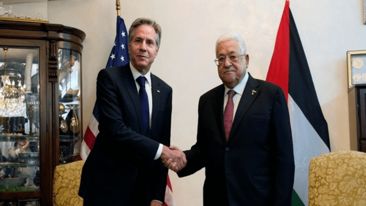 Blinken meets head of Palestinian Authority amid Israel-Hamas war