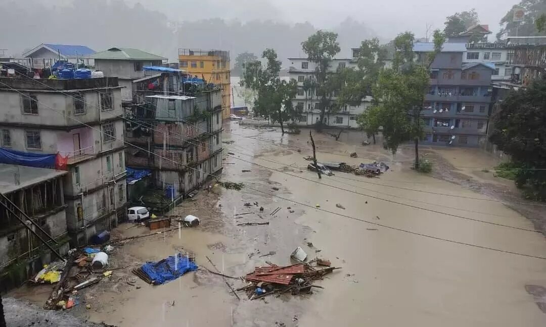 Sikkim CM Blames Previous Govt for Dam Damage in Flash Floods