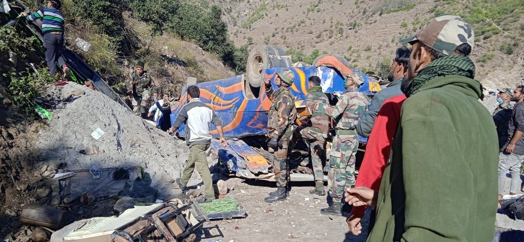 J-K: Over 32 killed as bus rolls down gorge in Doda village