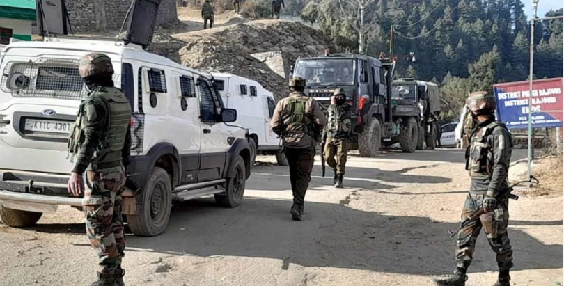 Security Reinforced in Poonch with Additional Forces as Search for Terrorists Continues in Rajouri
