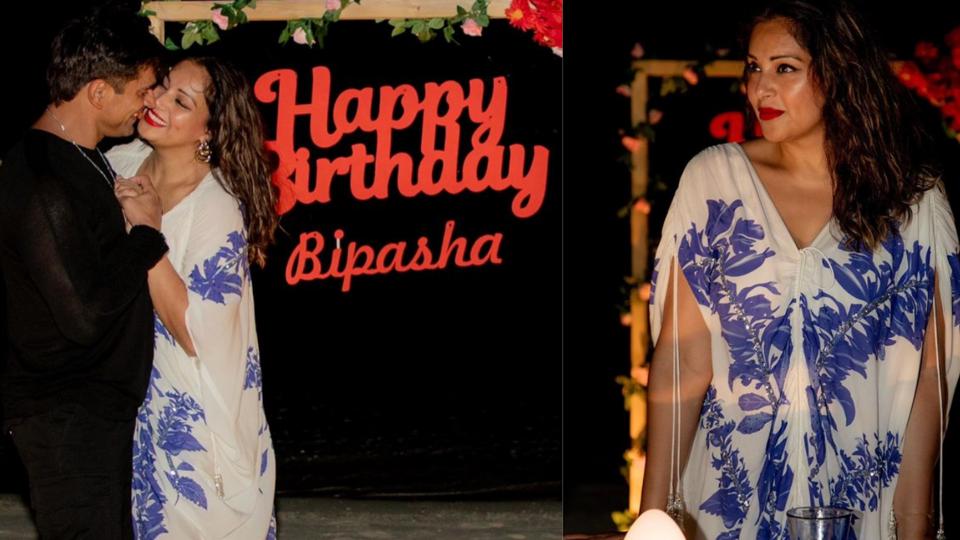 Bipasha Basu celebrates her birthday with hubby Karan Singh Grover, daughter Devi, check out her lovely pictures