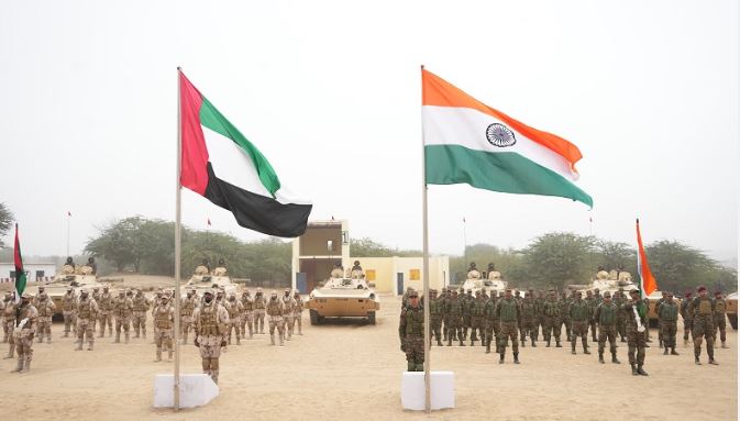 India-UAE ‘Desert Cyclone’ Joint Military Exercise Underway in Mahajan, Rajasthan
