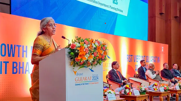 Vibrant Gujarat Global Summit: Finance Minister Sitharaman Spotlights GIFT City’s Financial Triumphs